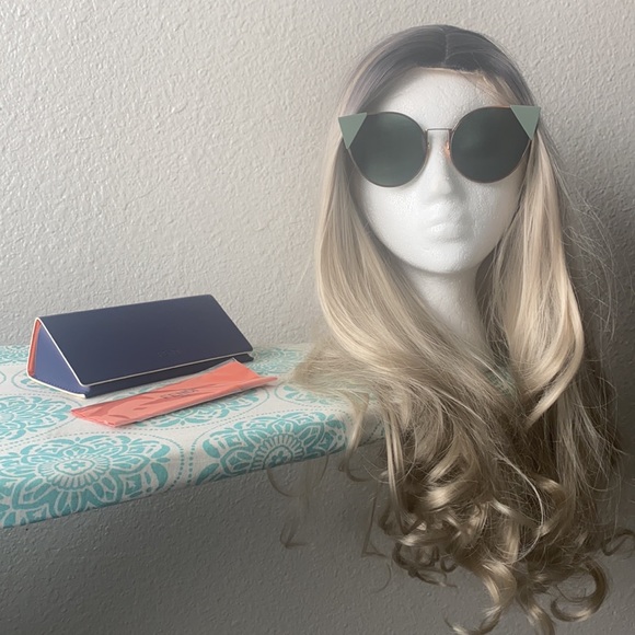 FENDI Cateye(LEI SQUARE SUNGLASSES) FF0191S000A955 - Picture 12 of 15